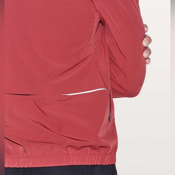 NWOT - Lululemon Coaches Jacket Oxblood - Men’s Size Small - Picture 2 of 10